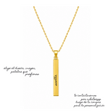 CHARM LARGO DORADO
