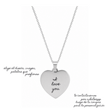 CHARM CORAZON PLATEADO