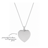 CHARM CORAZON PLATEADO