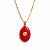 COLLAR CUARZO ROJO