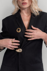 BROCHE ORIANA DORADO
