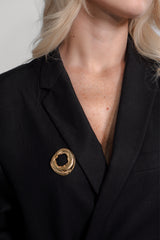 BROCHE ORIANA DORADO
