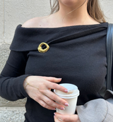 BROCHE ORIANA DORADO